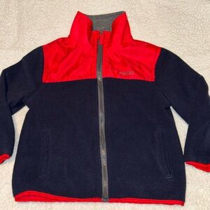 OshKosh B'gosh Red and Black reversible fleece Puffer Jacket